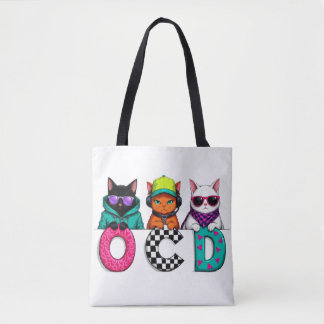 Bolsa Tote Lady Gift - Perturbação Obsessiva Por Gatos