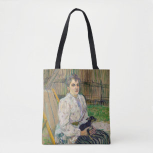 Bolsa Tote Lady With A Dog