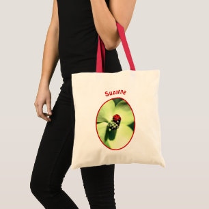 Bolsa Tote Ladybug Na Dogwood Nature Personalizado