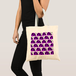 Bolsa Tote Ladybug Roxo