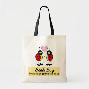 Bolsa Tote Ladybugs juntos Book Bag