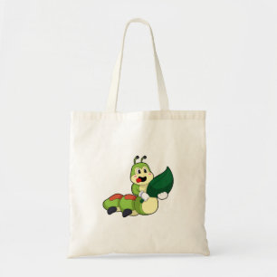 Bolsa Tote Lagarta com Folha