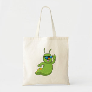 Bolsa Tote Lagarta com óculos de sol
