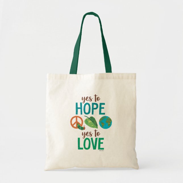 Bolsa Tote Lagarta famosa | Sim à Esperança (Frente)