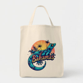 Bolsa Tote Lagarto das Bahamas no Caribe