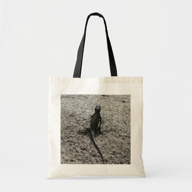 Bolsa Tote Lagarto Preto (Frente)