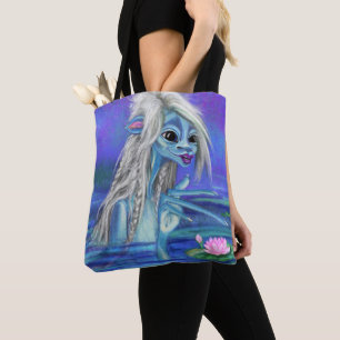 Bolsa Tote Lago Fairy ama Lírios de Água - Fantasia - Pintu