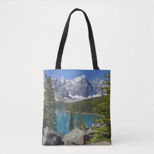 Bolsa Tote Lago Moraine, Rochas Canadenses, Alberta, Canadá