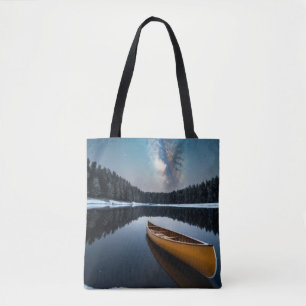 Bolsa Tote Lago Natureza Ao Ar Livre Paisagem Calma Pacífica