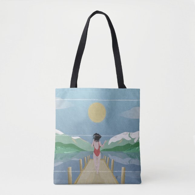 Bolsa Tote Lago Rotoiti Nova Zelândia (Frente)