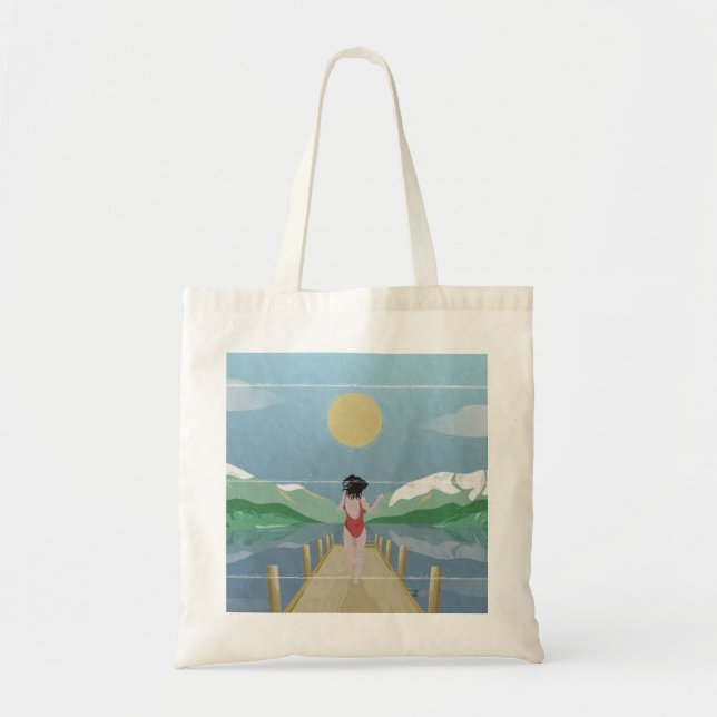 Bolsa Tote Lago Rotoiti Nova Zelândia (Frente)