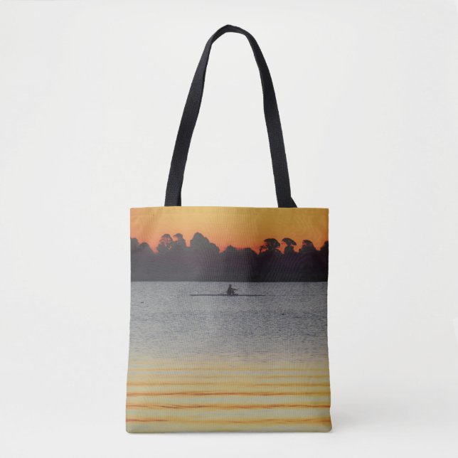 Bolsa Tote Lago Wendouree Calmo Antes do Anoite (Frente)