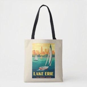 Bolsa Tote Lagos excelente Lago Erie