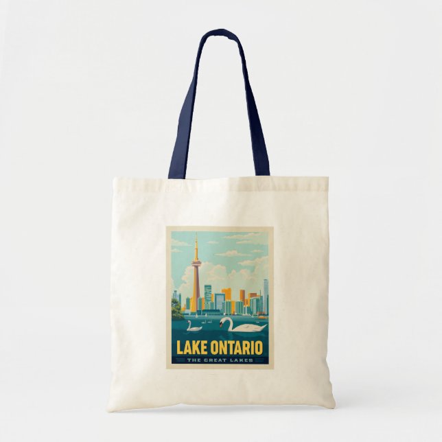 Bolsa Tote Lagos excelente | Lago Ontario (Frente)