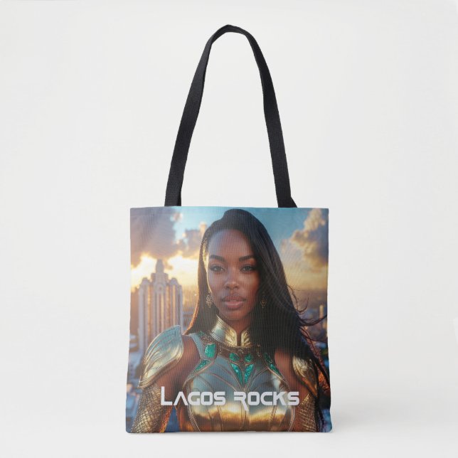 BOLSA TOTE LAGOS - NIGÉRIA (Frente)