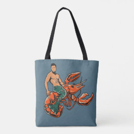 Bolsa Tote Lagosta da equitação do Merman