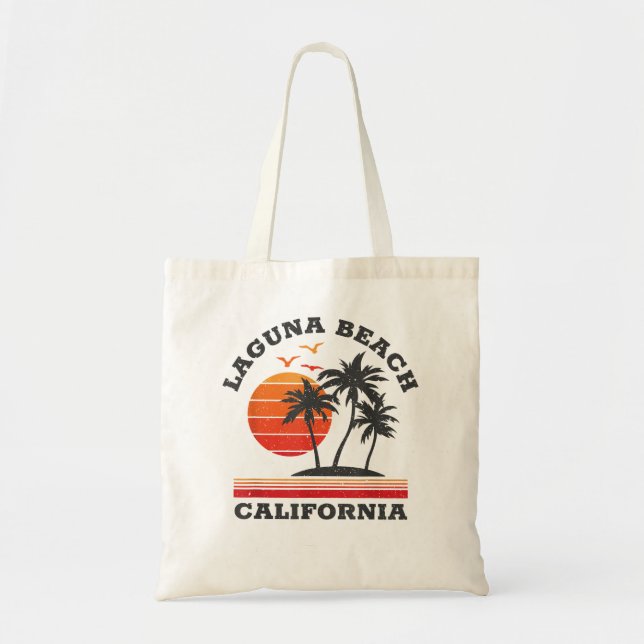 Bolsa Tote Laguna Beach California Retro Souvenir Gift (Frente)