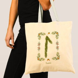 Bolsa Tote Laguz Rune em Evergreen Branches Personalizadas