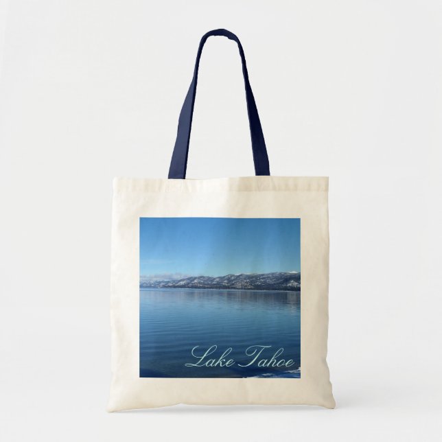 Bolsa Tote Lake Tahoe Califórnia molha o saco da lembrança da (Frente)