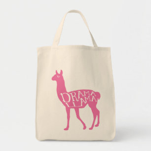 Bolsa Tote Lama cor-de-rosa do drama