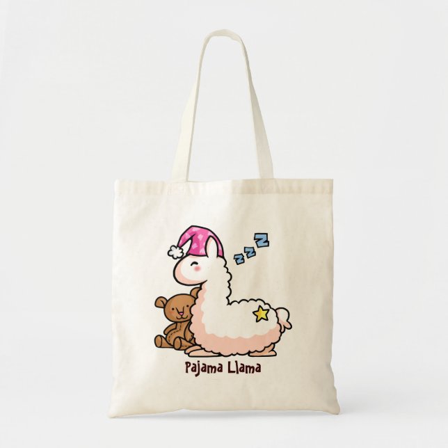 Bolsa Tote Lama do pijama (Frente)