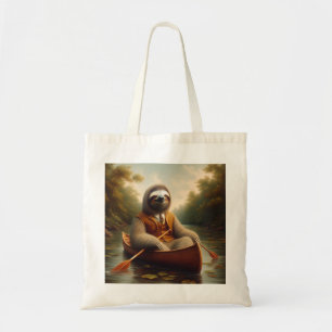 Bolsa Tote Lama Em Uma Canoa