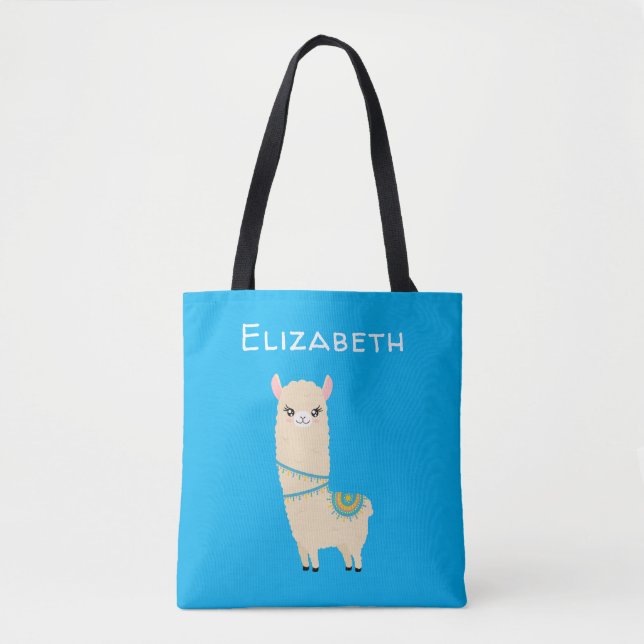 Bolsa Tote Lama Personalizado (Frente)