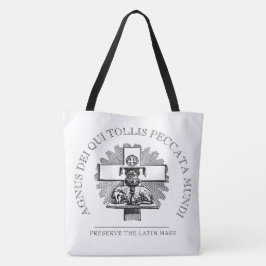 BOLSA TOTE LAMA TRADICIONAL DE MASSA LATINA CATÓLICA DE DEUS