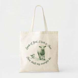 Bolsa Tote Lamb of God I Look to The Hymn Lyric