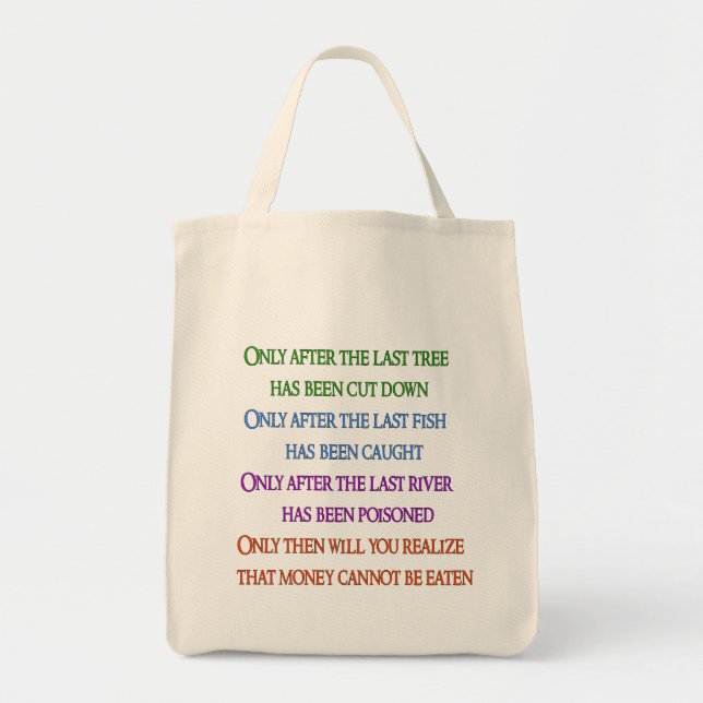 Bolsa Tote Lamentação do planeta (Frente)