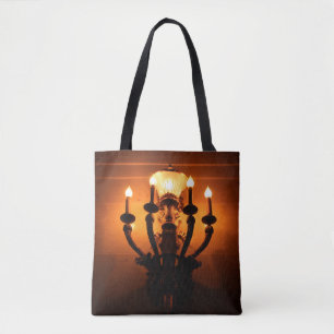 Bolsa Tote Lâmpada de Parede Antiga