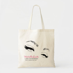 Bolsa Tote Lâmpadas longas Extensão Lash Marca Eyeliner