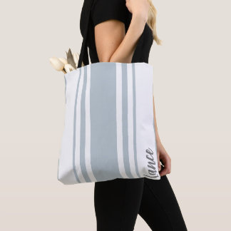 Bolsa Tote Lance Monograma Listras Minimalistas