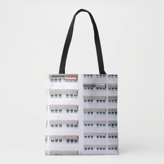 BOLSA TOTE LANDSCAPE PHOTO OF BUILDING WINDOWS (Frente)