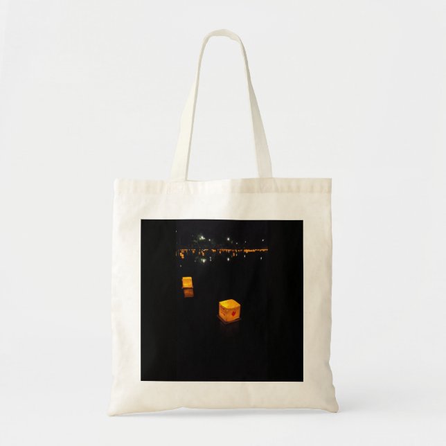 Bolsa Tote lanterna de água (Frente)