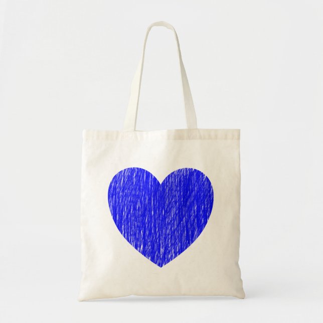 Bolsa Tote Lápis - Azul (Frente)
