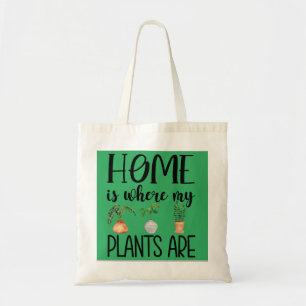 Bolsa Tote Lar É Onde Minhas Plantas Estão Sapos