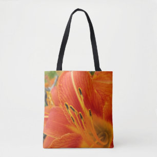 Bolsa Tote laranja brilhante