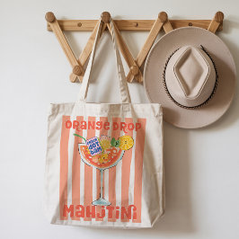Bolsa Tote Laranja Caída Martini Mahjong