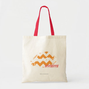 Bolsa Tote Laranja do ziguezague