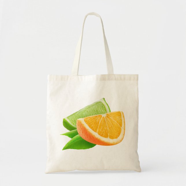 Bolsa Tote Laranja e limão (Frente)
