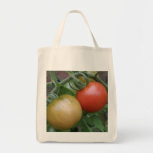 Bolsa Tote Laranja e Tomates Vermelhos Saco de Tota Orgânica