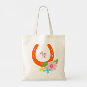 Bolsa Tote Laranja Fuselagem de ferradura