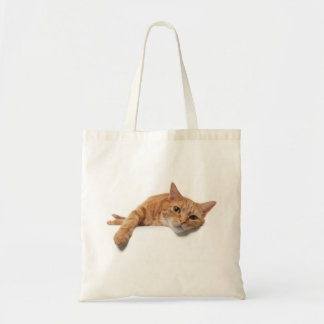 Bolsa Tote Laranja Gato