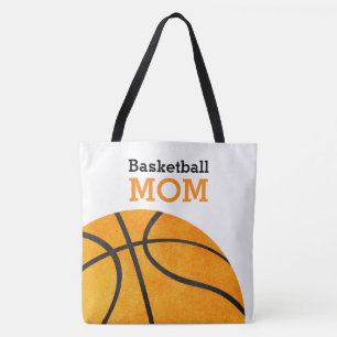 Bolsa Tote Laranja na moda personalizada retro da mamã do