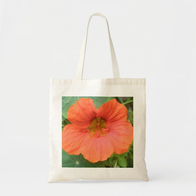 Bolsa Tote Laranja Nasturtium Tote Bag (Frente)