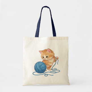 Bolsa Tote Laranjinho Fofo com Orçamento de Bola de Linha