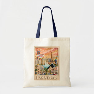Bolsa Tote Las Vegas Nevada Impasto Antigos Pontos Turísticos
