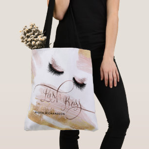 Bolsa Tote Lash Boss Makeup Olhos-da-sobrancelha Lashes Rosa 