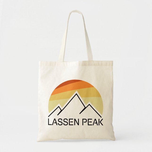 Bolsa Tote Lassen Peak California Retro (Frente)